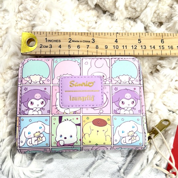 Loungefly Hello Kitty And Friends Missing You Mini Zipper Wallet Pastel NEW - Picture 7 of 12